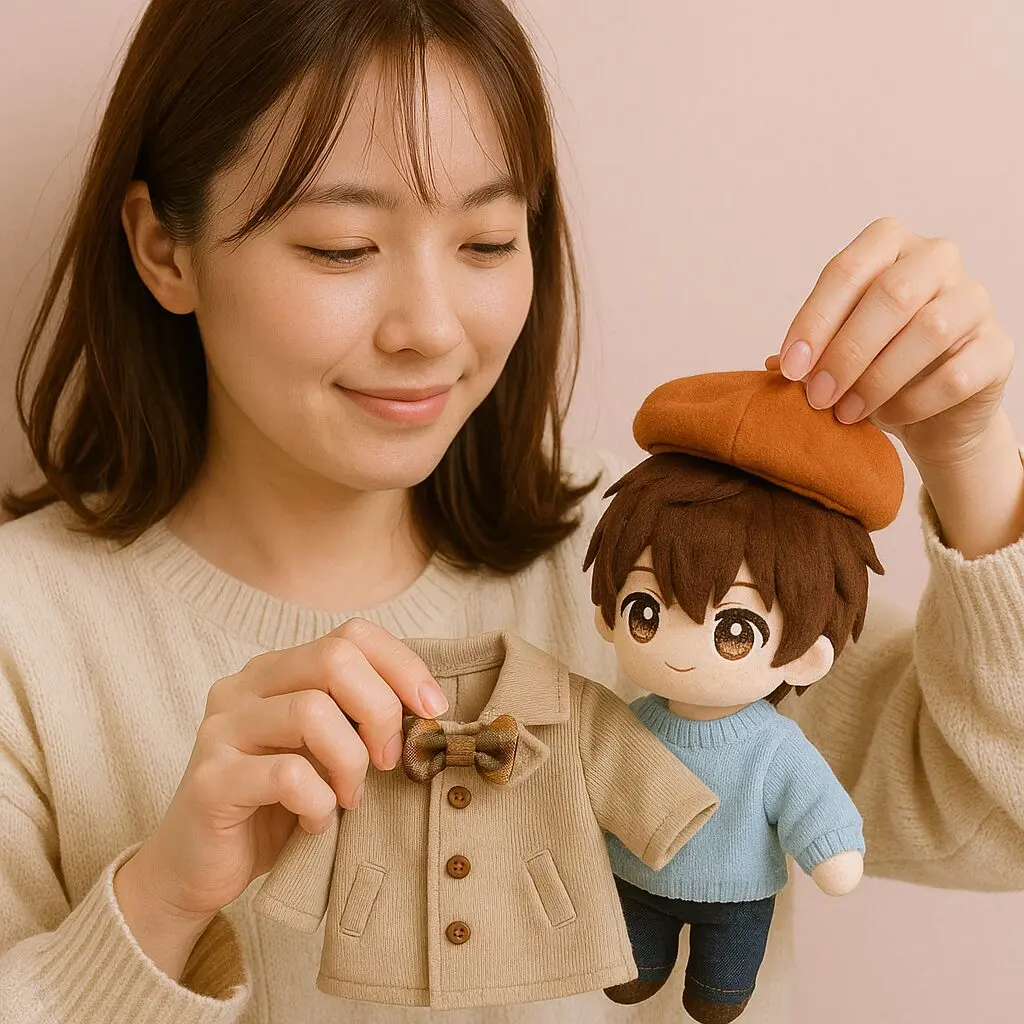 ぬいぐるみをおしゃれに！服の種類と着せ方ガイド