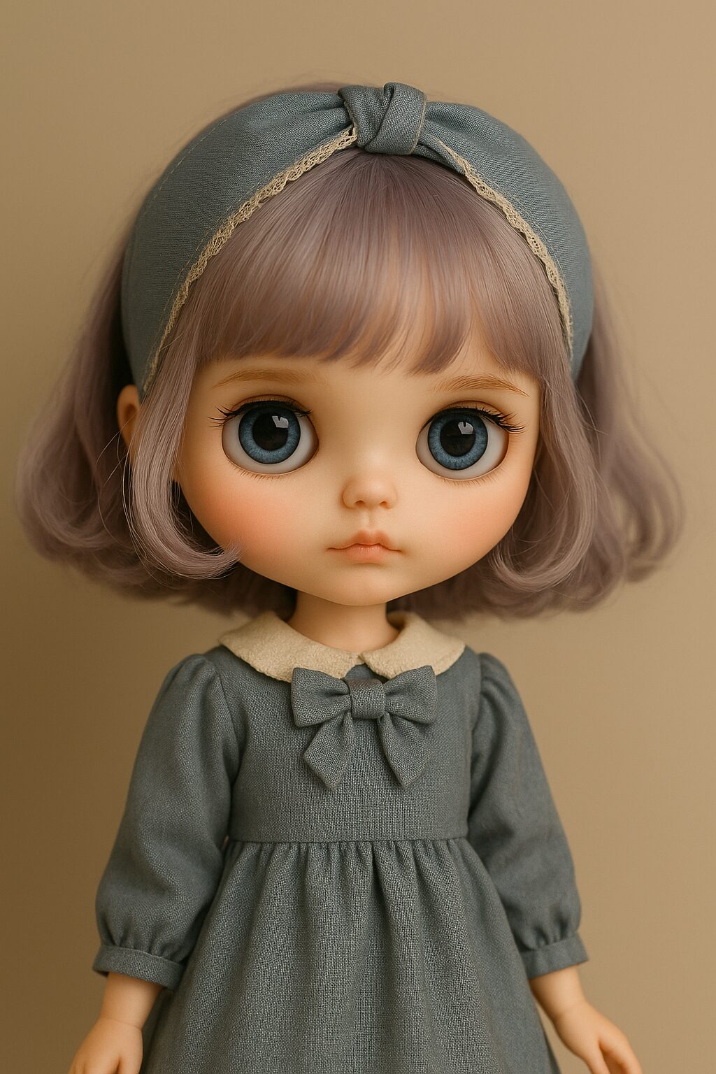 PetitBijouカチューシャ　くすみブルー