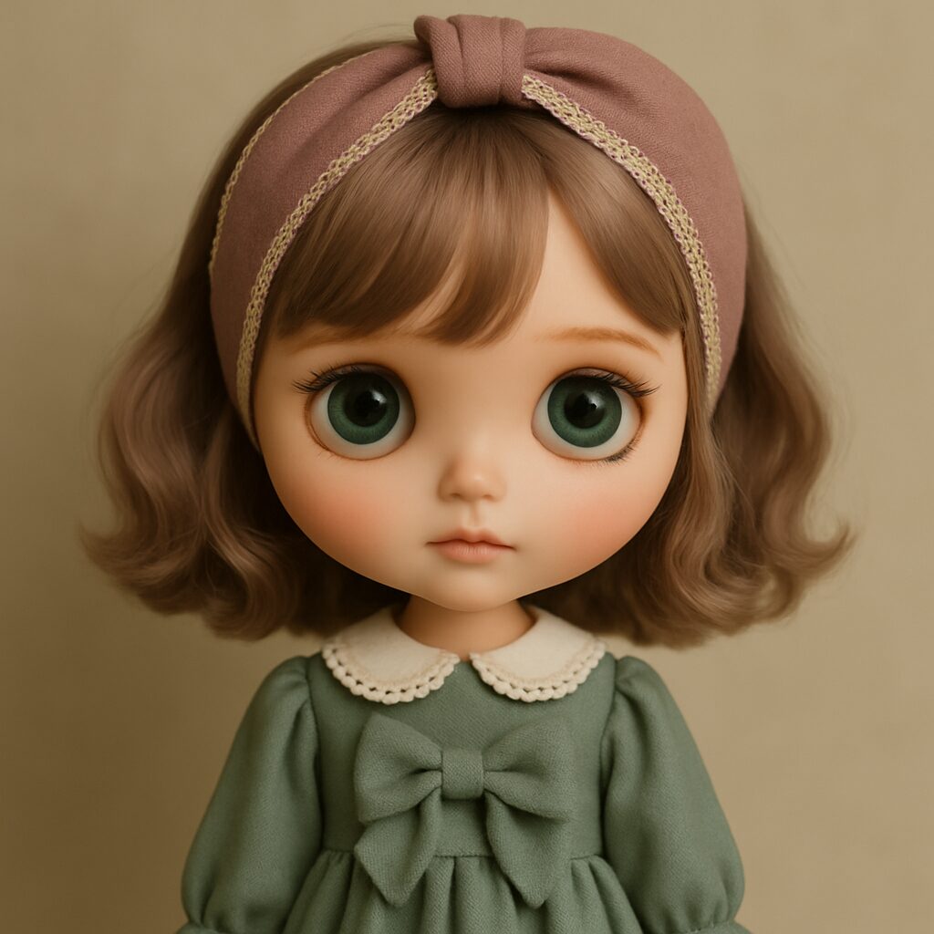 PetitBijouカチューシャ　くすみチェリー