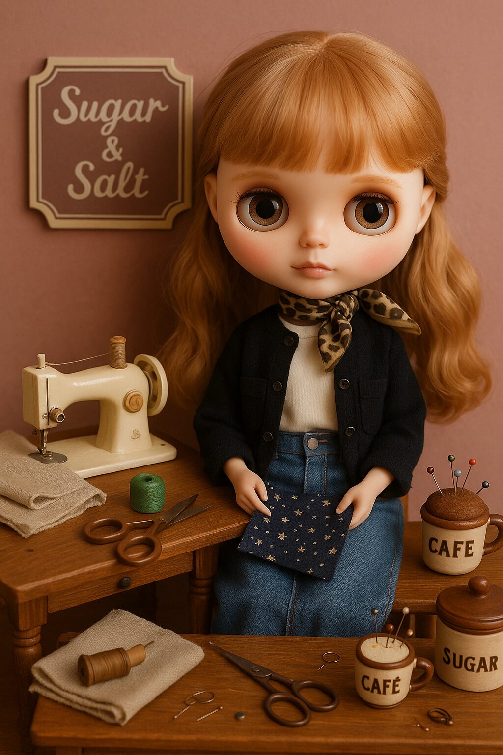 ドール服で癒し時間を作るブライスコーデ術