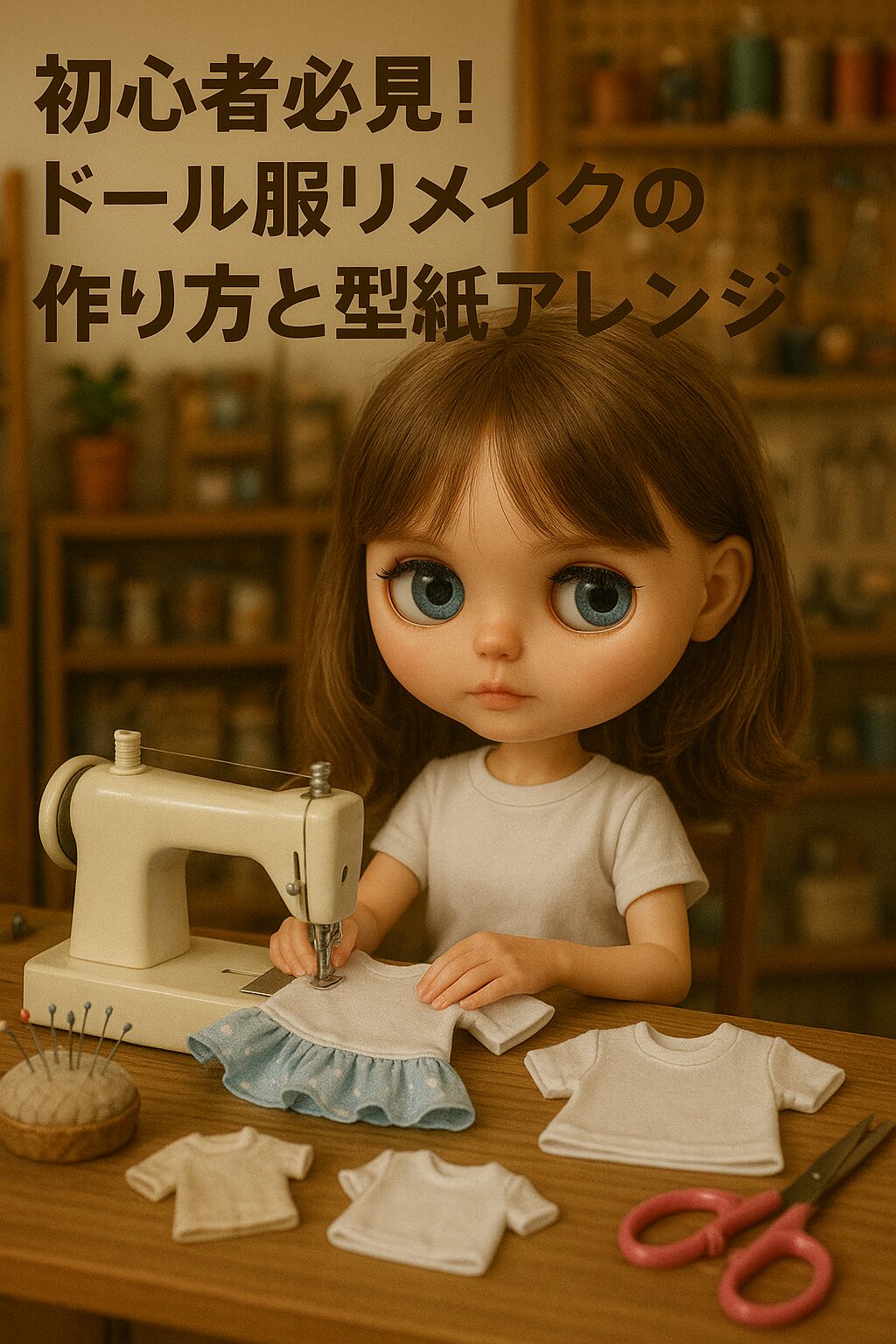 初心者必見！ドール服リメイクの作り方と型紙アレンジ