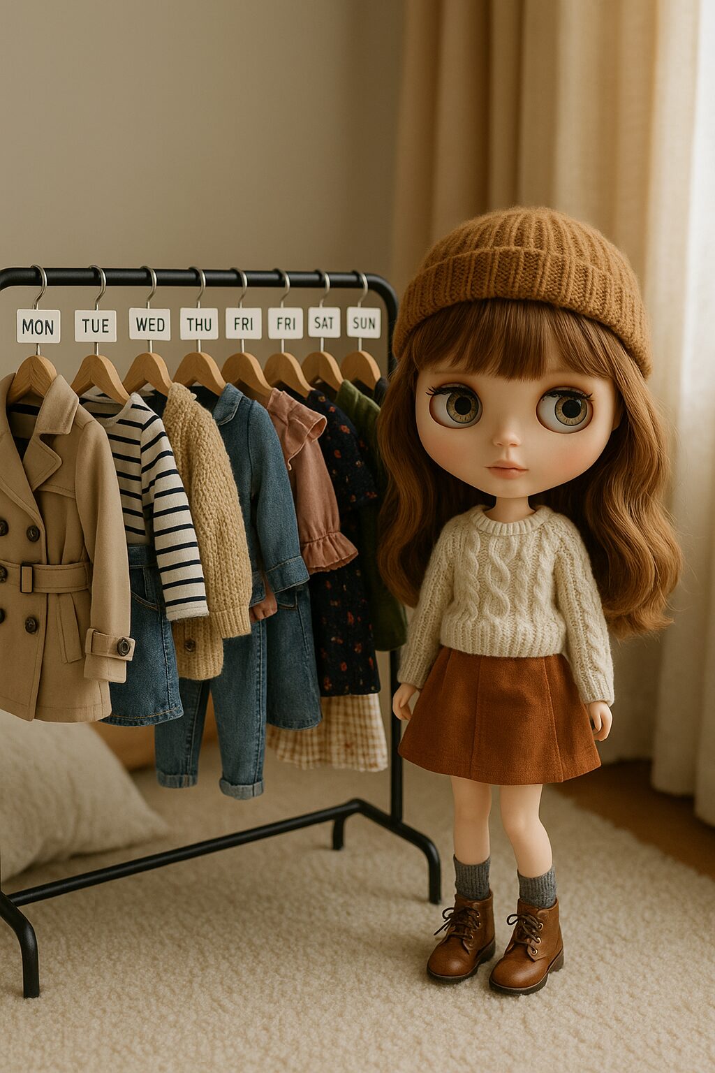 ブライス服の着回し術で作る1週間コーデ集