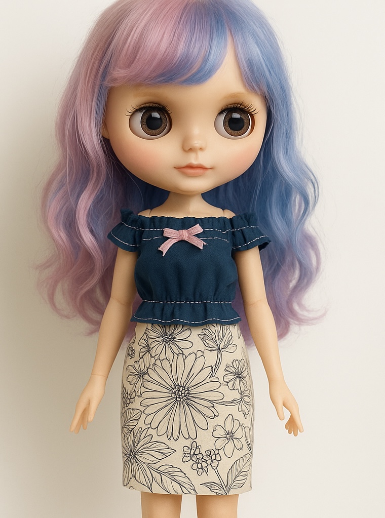 ボタニカルペンシルスカート - 画像 (3)